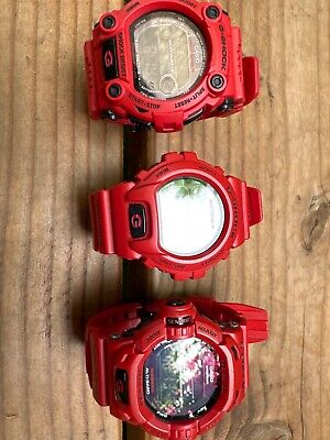 Casio G-Shock Burning Red Entire line up Gw-6900Rd-4Jf + Gw Casio G-Shock Burning Red Entire line up Gw-6900Rd-4Jf + Gw