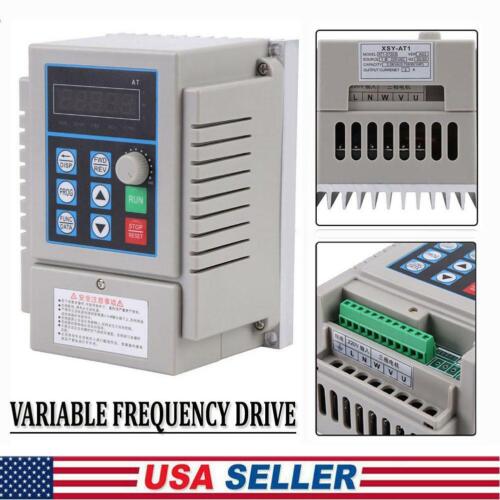 220V 0.75kW Variable Frequency Drive Single PhraseVFD Speed Controller Inverter 