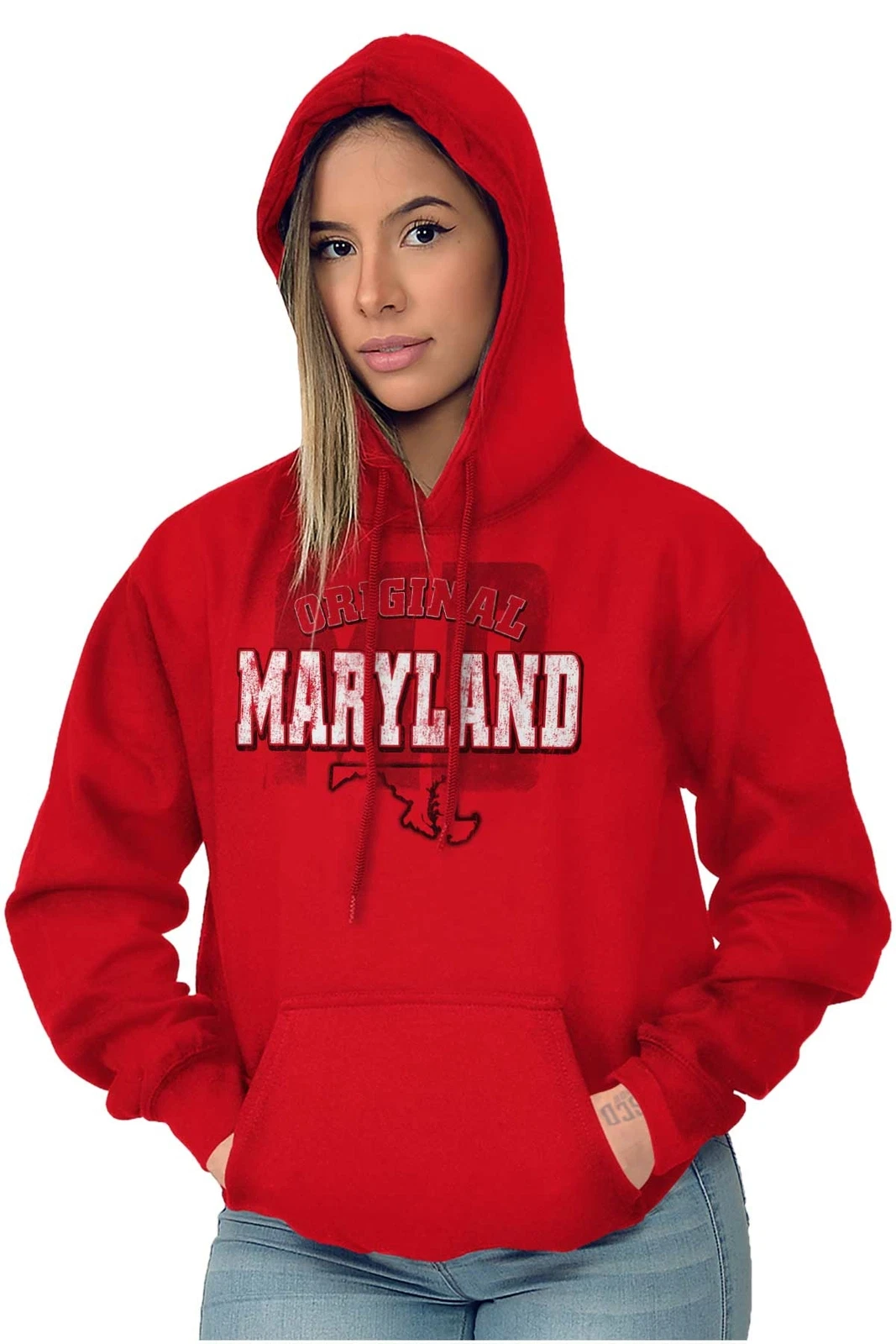 VETEMENTS Maryland Original Hometown Vacation Gift MD Hoodie Hooded Sweatshirt Men Women