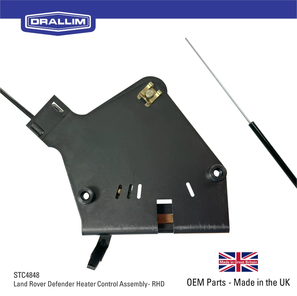 STC4848 Land Rover Defender 90 / 110 Heater Fan Speed Control Switch/Cable - RHD - Image 2 of 4