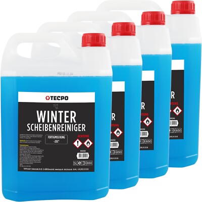 20 LITER SCHEIBENFROSTSCHUTZ -20°C SCHEIBENKLAR WINTER KLARSICHT FERTIGMISCHUNG