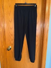 New Adidas Woven 3s Pants Size Medium, Black Color