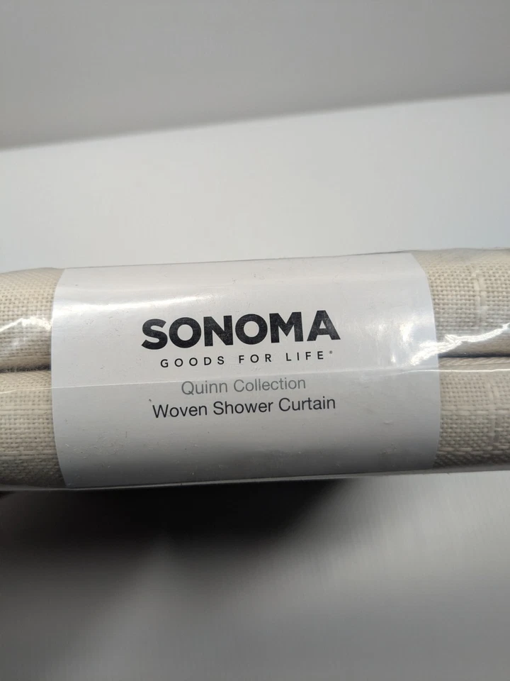 SONOMA Quinn Colección "Lino" Ligero Tejido Tela Cortina de Ducha 72 x 70" Foto 2 de 4