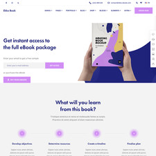 eBook Websites Design for Sale with Free VPS Web Hosting