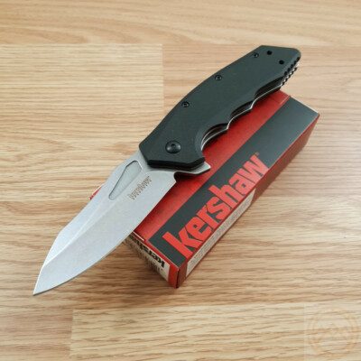 Kershaw Flitch Assisted Folding Knife 3.25'' 8Cr13MoV Steel Blade G10 Handle