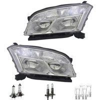 Scheinwerfer Set Rechts & Links H7/H1/W21/5W FüR Chevrolet Trax Inkl. Lampen