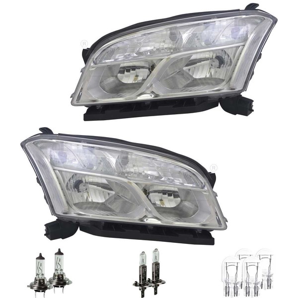 Scheinwerfer Set Rechts & Links H7/H1/W21/5W FüR Chevrolet Trax Inkl. Lampen-image