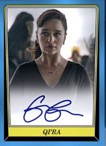 [DIGITAL] Topps Star Wars Qi’Ra Signature Series 24 W1 Blue Chrome Variation - Picture 1 of 1