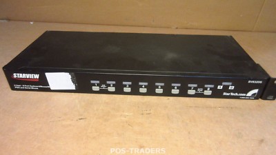 STARVIEW SV832DS - 8 PORT KVM SWITCH PS/2 VGA Keyboard Video Mouse - EXCL PSU