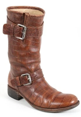 Bikerstiefel Engineer Motorradstiefel Cruiser Leder Vintage Free Lance 40,5 - Bild 1 von 4
