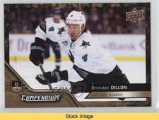 2016-17 Upper Deck Compendium Gold Brenden Dillon #220 READ 9hd