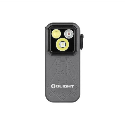 Olight Oclip Pro Phantom Squadron Flashlight, Flood/Spot/Red Light, 500 Lum