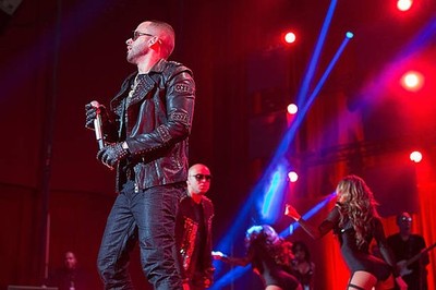 Vocalist Yandel of Wisin Y Yandel performs as part of Festival Peo- Old Photo 3