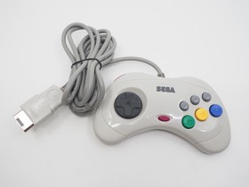Sega Saturn White Console HST-3220 NTSC-J Japan Tested w/ Controller & Cables