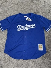 Mitchell & Ness Los Angeles Dodgers Jersey Cooperstown Collection Mens 44 L-Tall