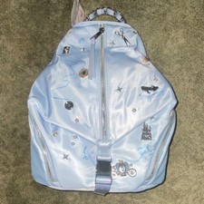 Disney Cinderella Princess Mini Backpack Light Blue with Motifs and Tag