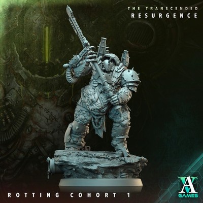 Rotting Cohort Terminators - 3d Printed Miniature - Sci-Fi - D&D - Pathfinder