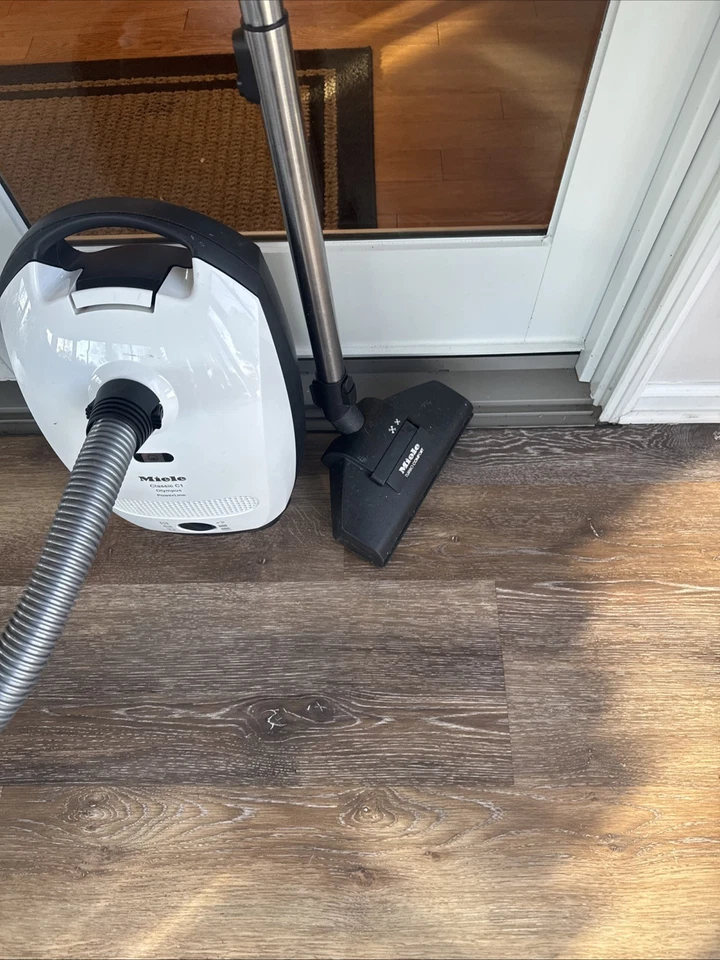 Miele Classic C1 Turbo Team PowerLine Canister Vacuum White - Image 3 of 4