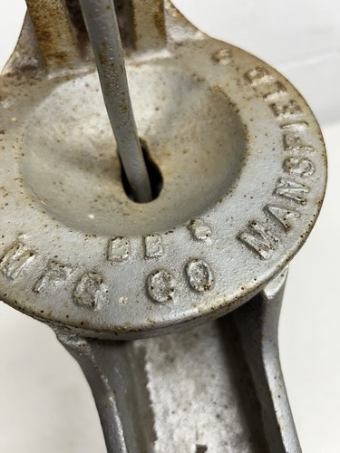 Vintage Antique Cast Iron Silver Hand Well Water Pump Barnes Mfg Co Mansfield OH - Picture 6 of 13
