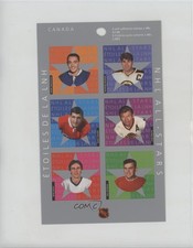 2003 NHL All-Stars Uncut Sheet Frank Mahovlich Ray Bourque Serge Savard HOF 2vh