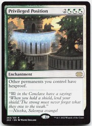Privileged Position - Double Masters 2022 (263/331) Rare