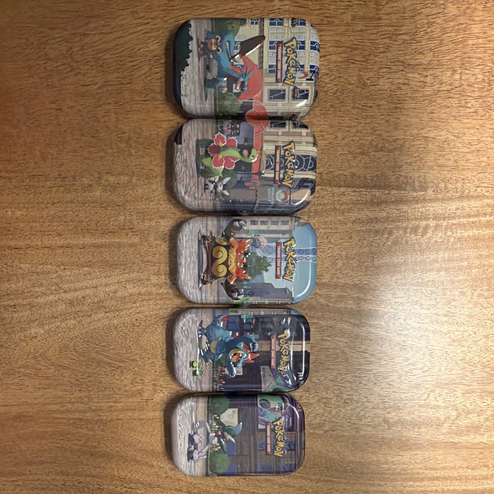 Pokémon Mini Tin Lot of 5 Lumiose City. Sealed New
