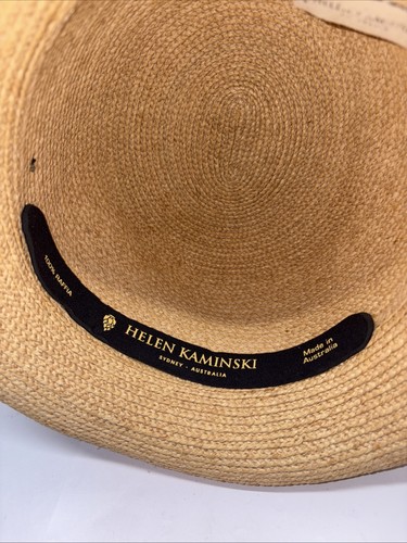 Helen Kaminski AVA Rolled Hat Size Medium Flax NWT - Picture 4 of 4