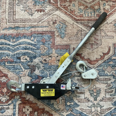#ad Tuf Tug TT4000 2000LB Lift 4000LB Pull Cable Hoist Puller Excellent Condition $150.00