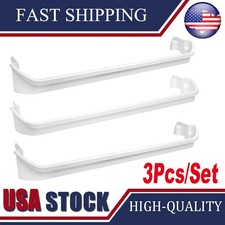 For Frigidaire Refrigerator 240534701 240534901 3PC Door Rack Shelf Retainer Bar