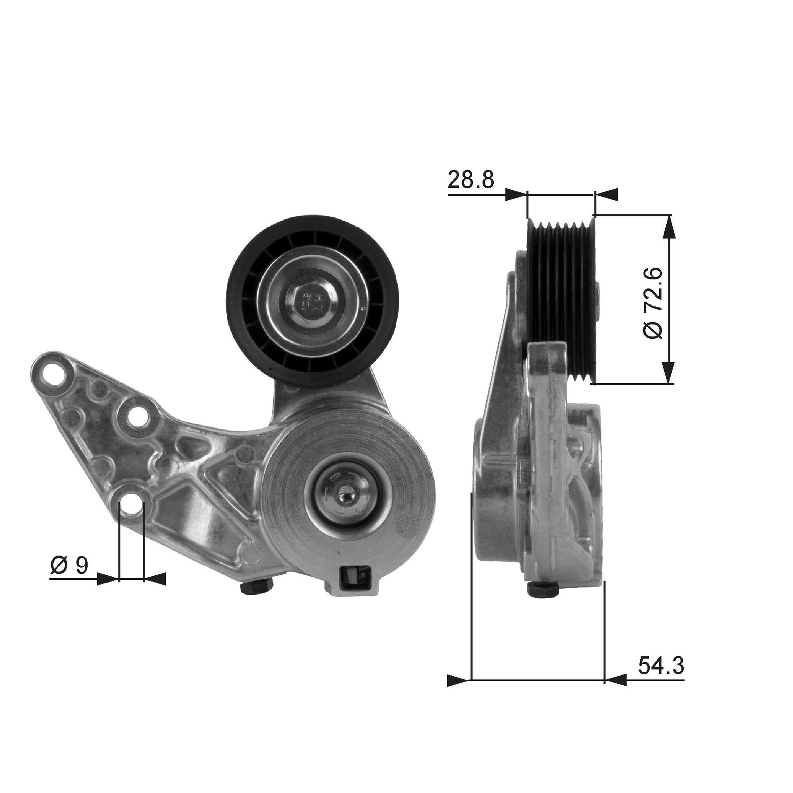 Fits GATES T38208 T38208 DRIVEALIGN MV TENS - Image 12