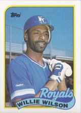 Willie Wilson #168 - 1989 Topps