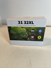 31 Ink 32XL Black Ink Bottle Set, Smart tank 5101 7602 6001 5000 ink refill