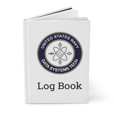 US Navy Data Systems Technician Rating Log Book DS Emblem Journal