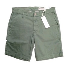 AG Adriano Goldschmied Wanderer Mens Sage Green Slim Chino Shorts 29 NWT Twill