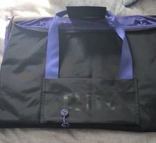 Carnival Players Club Elite Cruises Garment Bag Black Purple Shoe Compartments