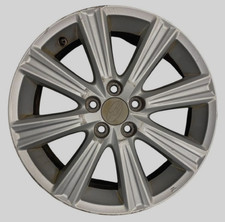 2010-2013 Subaru Legacy 16x6 1/2 8 Spoke Alloy Wheel Rim Silver OEM
