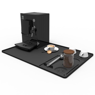 YOYOUTH 24x16 Silicone Coffee Mat: Non-Slip, Heat-Resistant & Detachable Drying