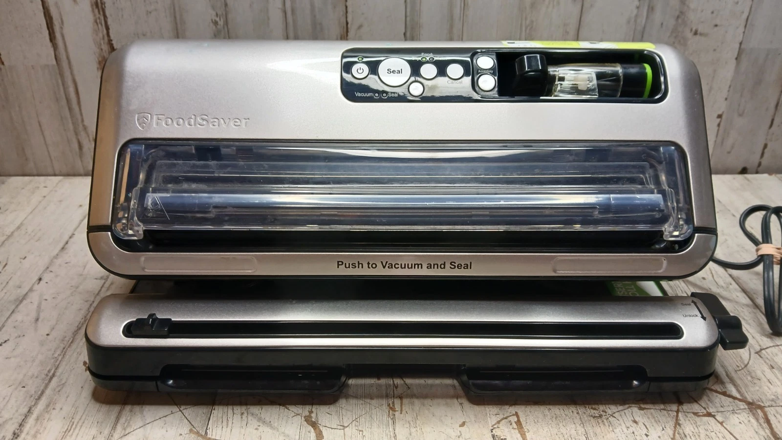 FoodSaver FM5480 2-in-1 Automatic Vacuum Sealer Machine Tested And Working