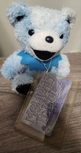 Memphis Blue 7" Grateful Dead Bean Bear With Tag Series 12 Liquid Blue HTF!