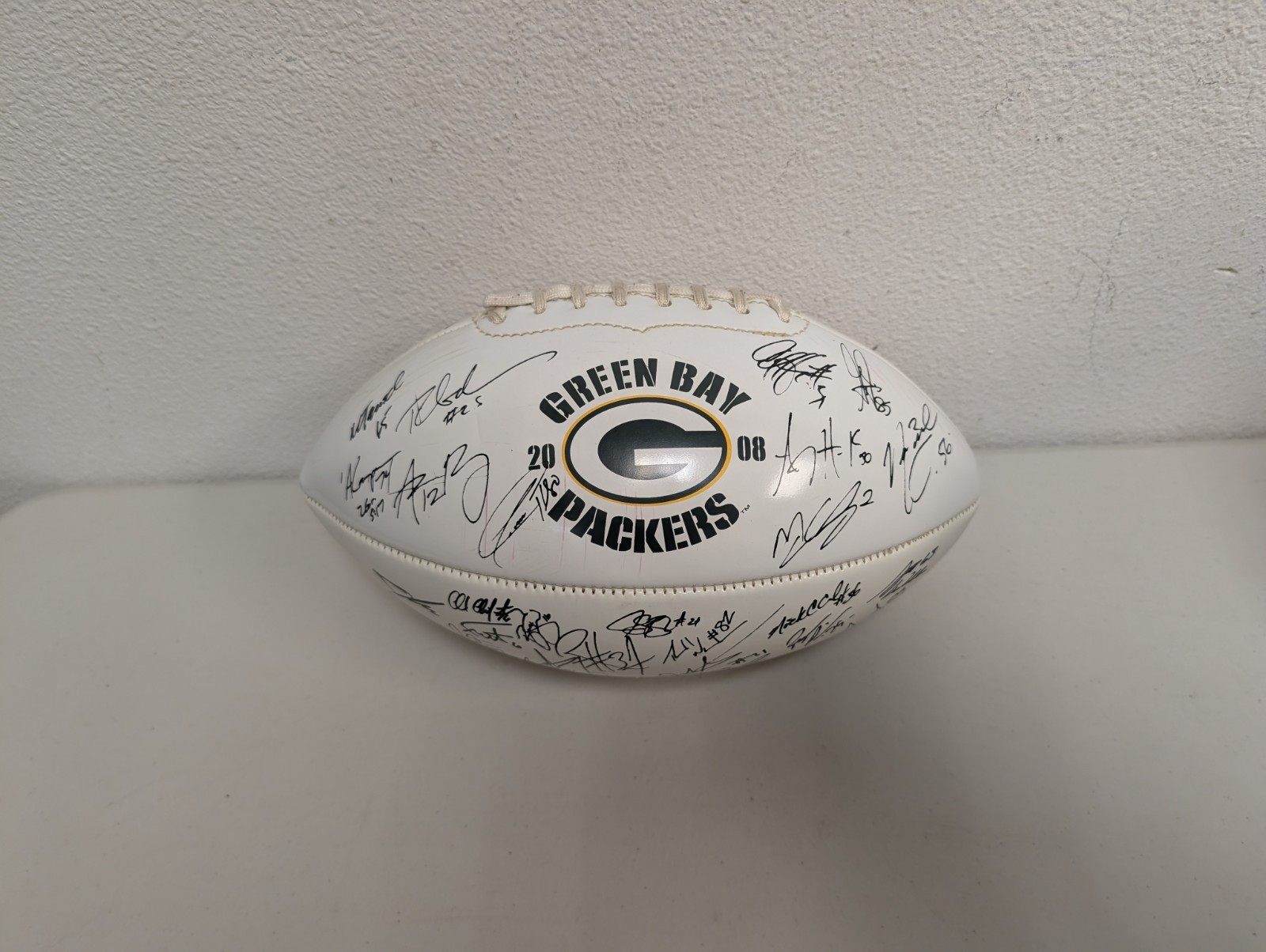  2008 Green Bay Packers Commemorative Facsimile Autographed Football