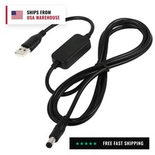 USB 5V to DC 5.5mm x 2.1mm 12V Converter Step Up, Voltage Converter Power Cable,
