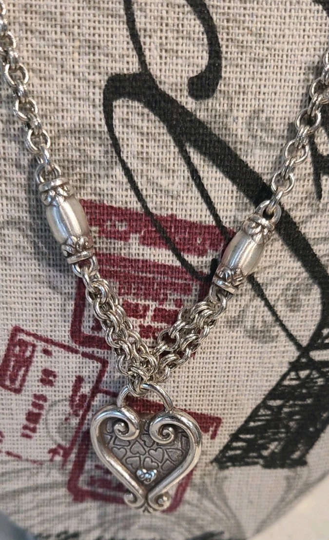 Retired Brighton Blaire Heart Necklace Pendant