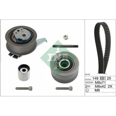 Zahnriemensatz Schaeffler Ina 530 0835 10 für Audi Seat Skoda VW