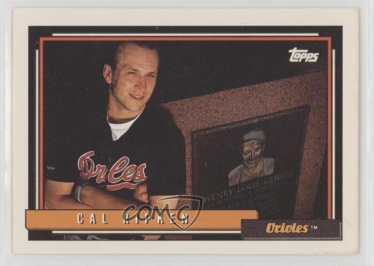 1992 Topps Cal Ripken Jr Cal Ripken #40 HOF
