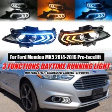 Daytime Running Light Daytime Running Turn Signal For Ford Mondeo MK5 14-16 Pre-Facelift