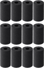 12 Pack Pre-Filter Sponge, Aquarium Filter Sponge 0.8" Intake Sponge Foam Roll f