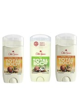Old Spice, Total Body, Deodorant Stick, Fiji and Vanilla Shea 3.0 fl oz, NEW