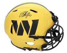 Terry McLaurin Autographed Commanders 'RAVE' Authentic Speed Helmet Beckett