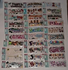 55 Brand New Jolee Title Stickers *PLEASE READ DESCRIPTION*