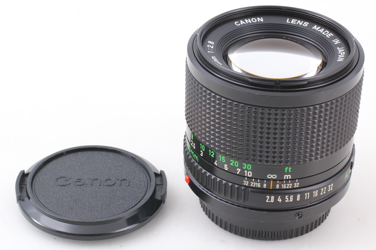 [美品]Canon New FD 100mm F2.8 Amazon.com : Canon FD 100mm F2.8 F/2.8 S.S.C : Camera Lenses